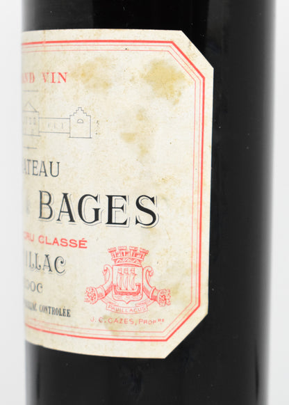 Best value rare 1964 vintage Bordeaux wine buy a bottle of Chateau Lynch Bages 1964
