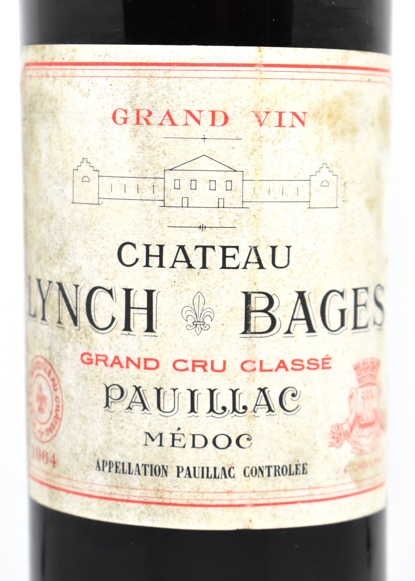 Buy a bottle of Chateau Lynch Bages 1964 fine wine online delivery Switzerland