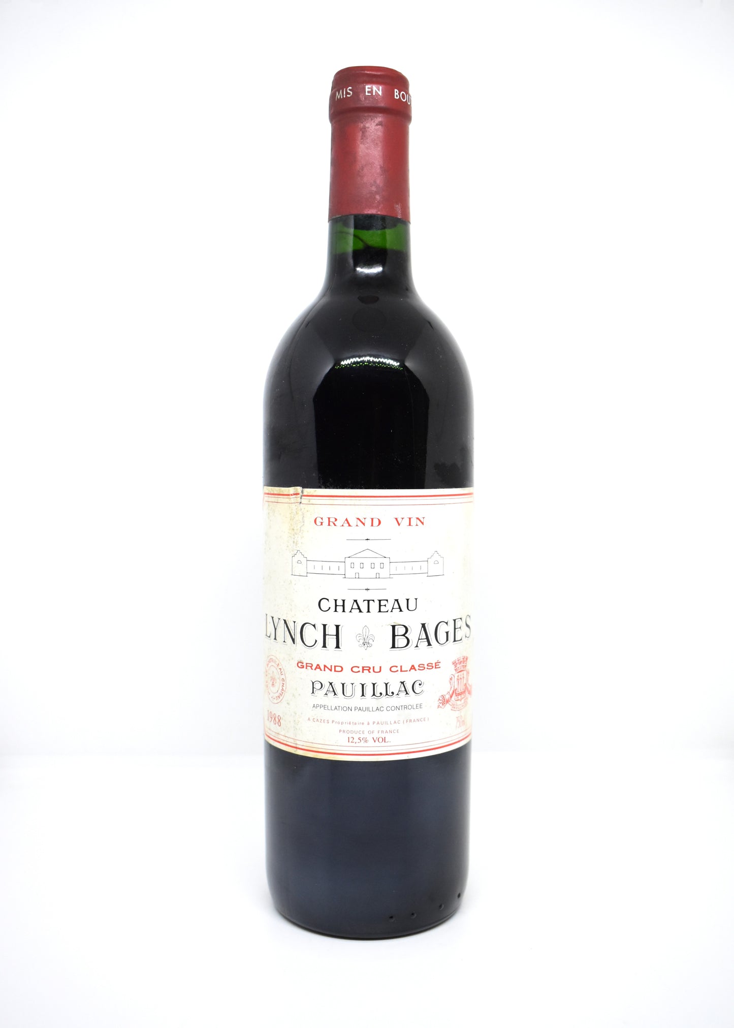 Lynch-Bages 1988 - Idée cadeau vin prestigieux pour un anniversaire de 1988