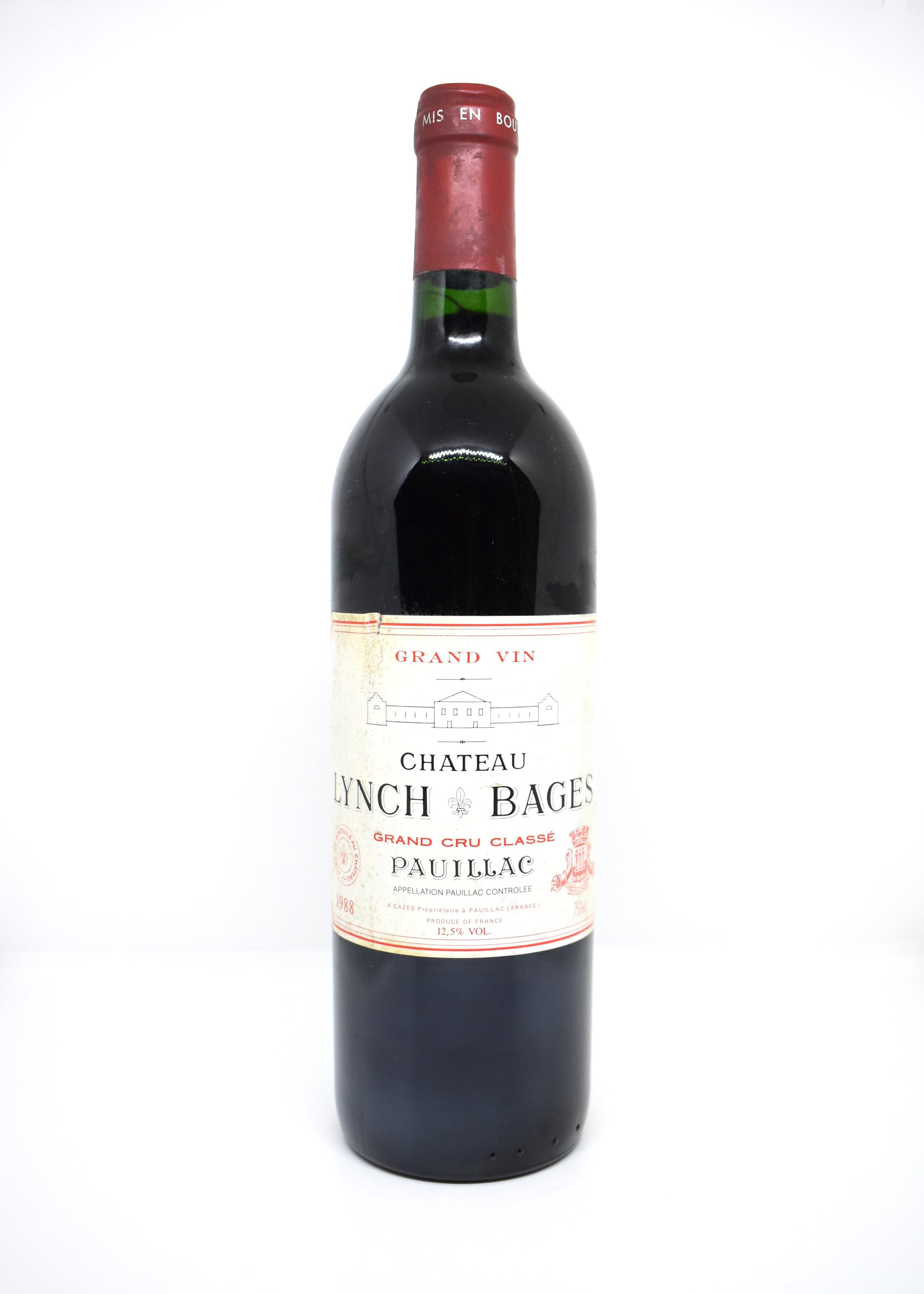 Lynch-Bages 1988 - Idée cadeau vin prestigieux pour un anniversaire de 1988