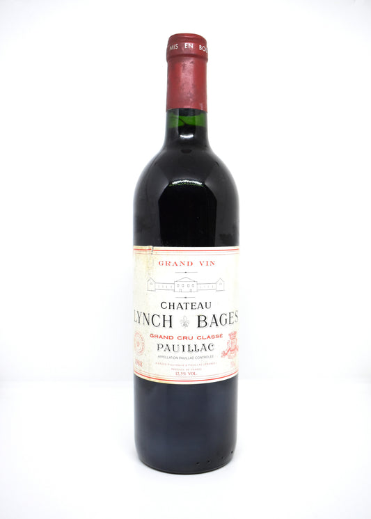 Lynch-Bages 1988 - Idée cadeau vin prestigieux pour un anniversaire de 1988