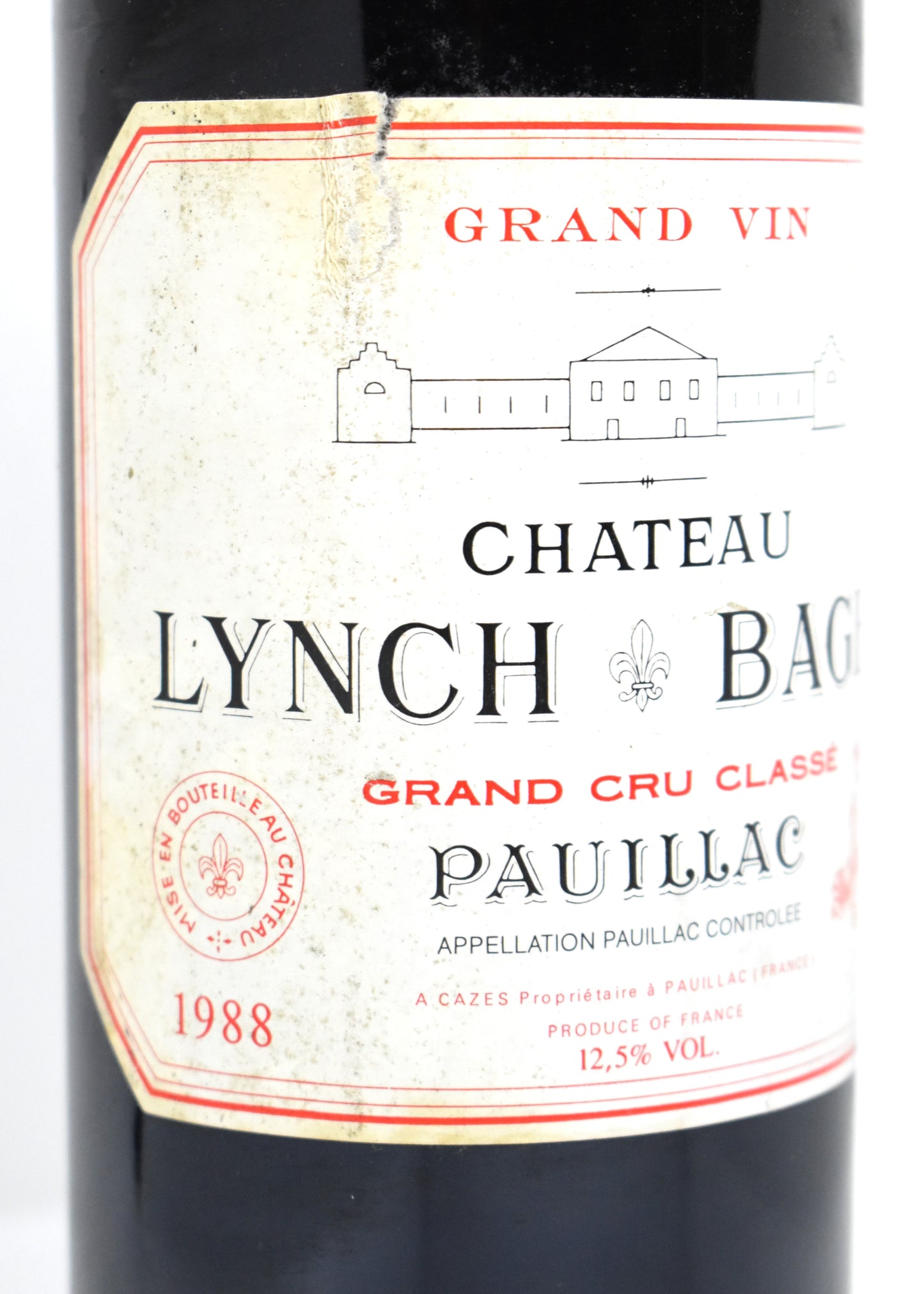 Authentic Chateau Lynch-Bages 1988 Famille Cazes - Premium vintage wine for collectors