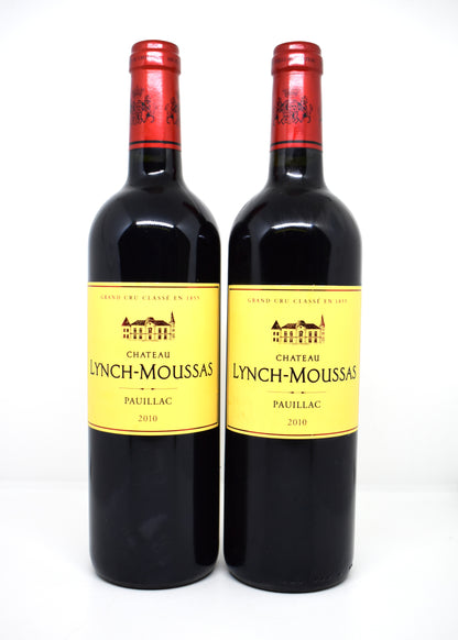 Déguster un grand cru classé de Pauillac acheter Château Lynch-Moussas 2010