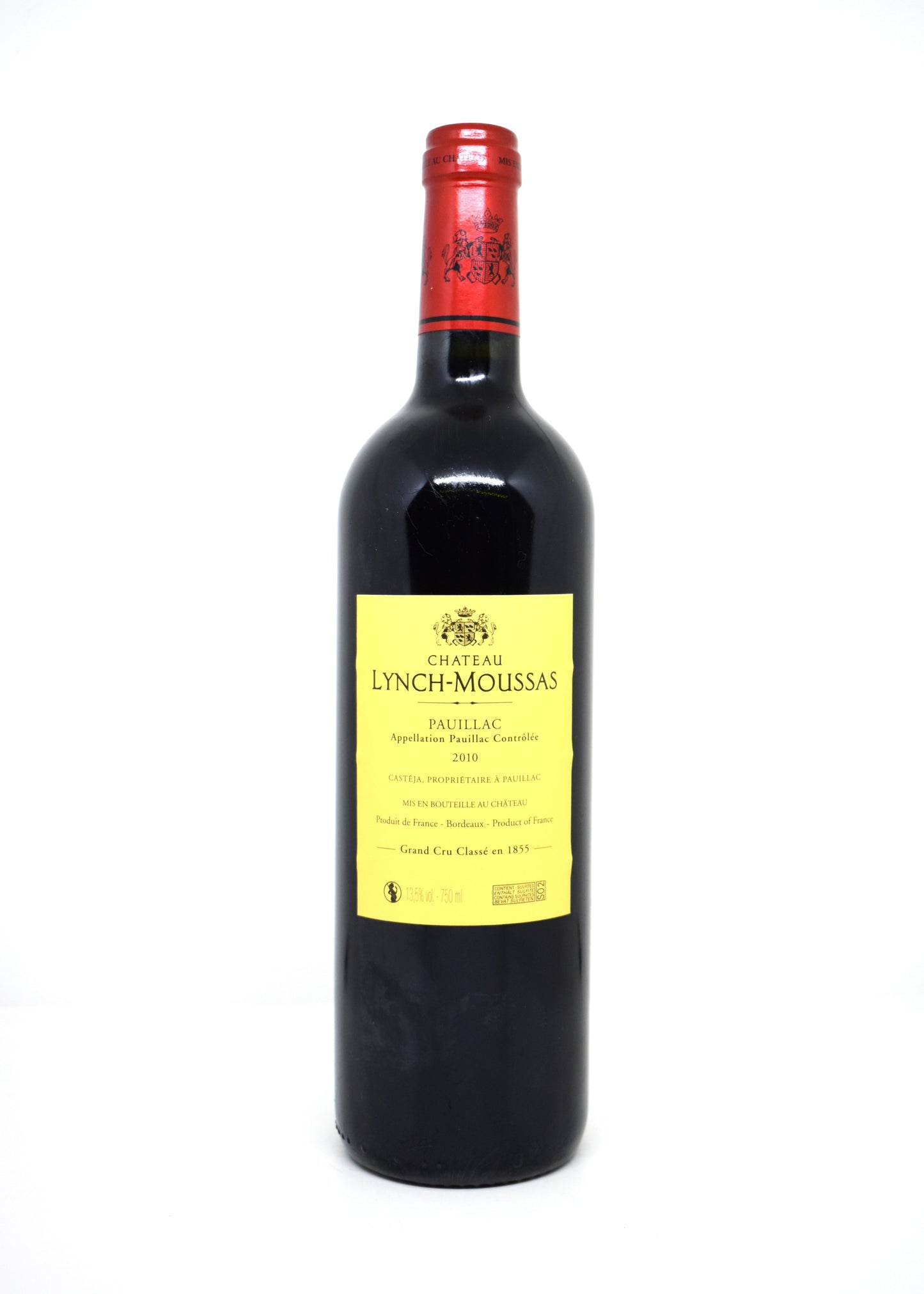 Chateau Lynch-Moussas 2010 mature Bordeaux red wine online store Switzerland