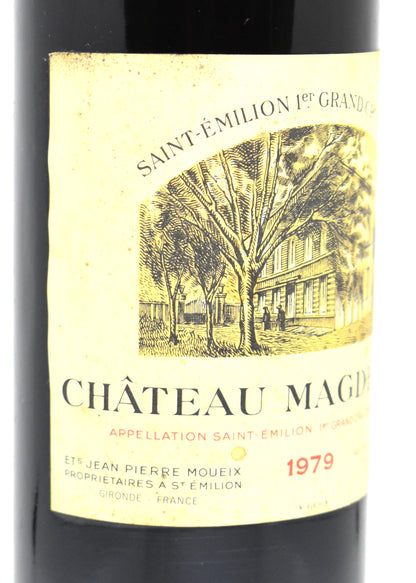 Authentic 1979 vintage Bordeaux wine for sale rare Chateau Magdelaine Saint-Emilion Moueix