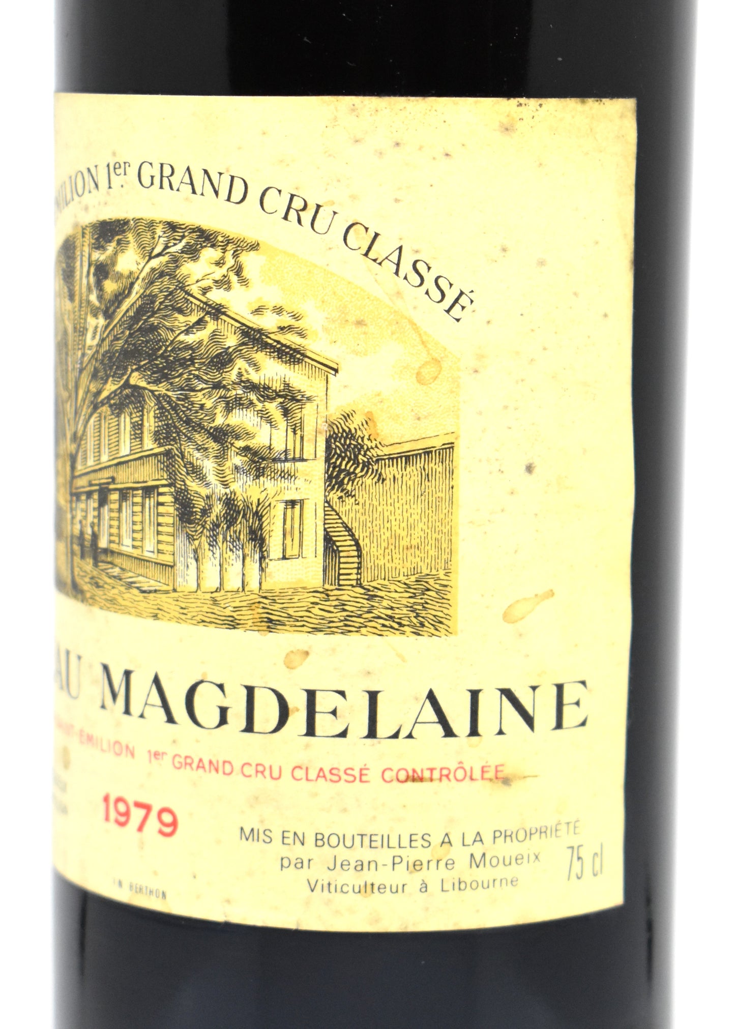 Rare 1979 vintage Chateau Magdelaine low neck fill level condition worldwide shipping