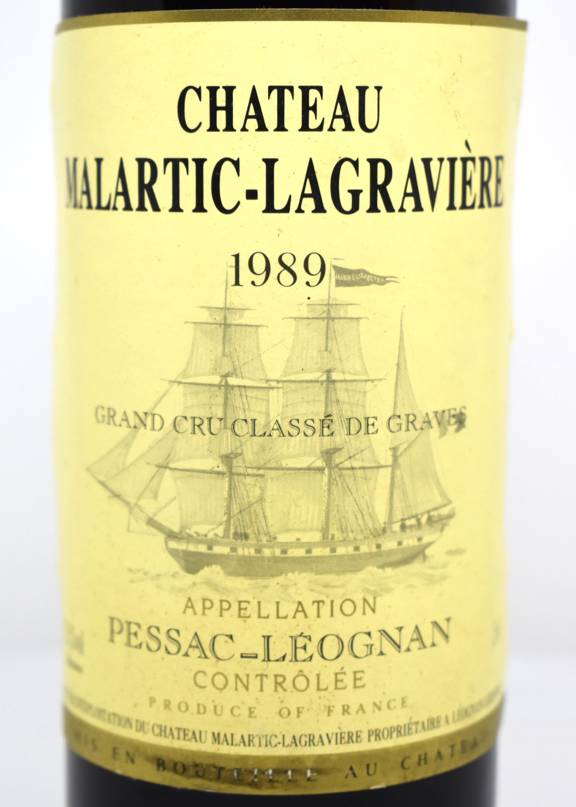 Acheter Château Malartic-Lagravière 1989