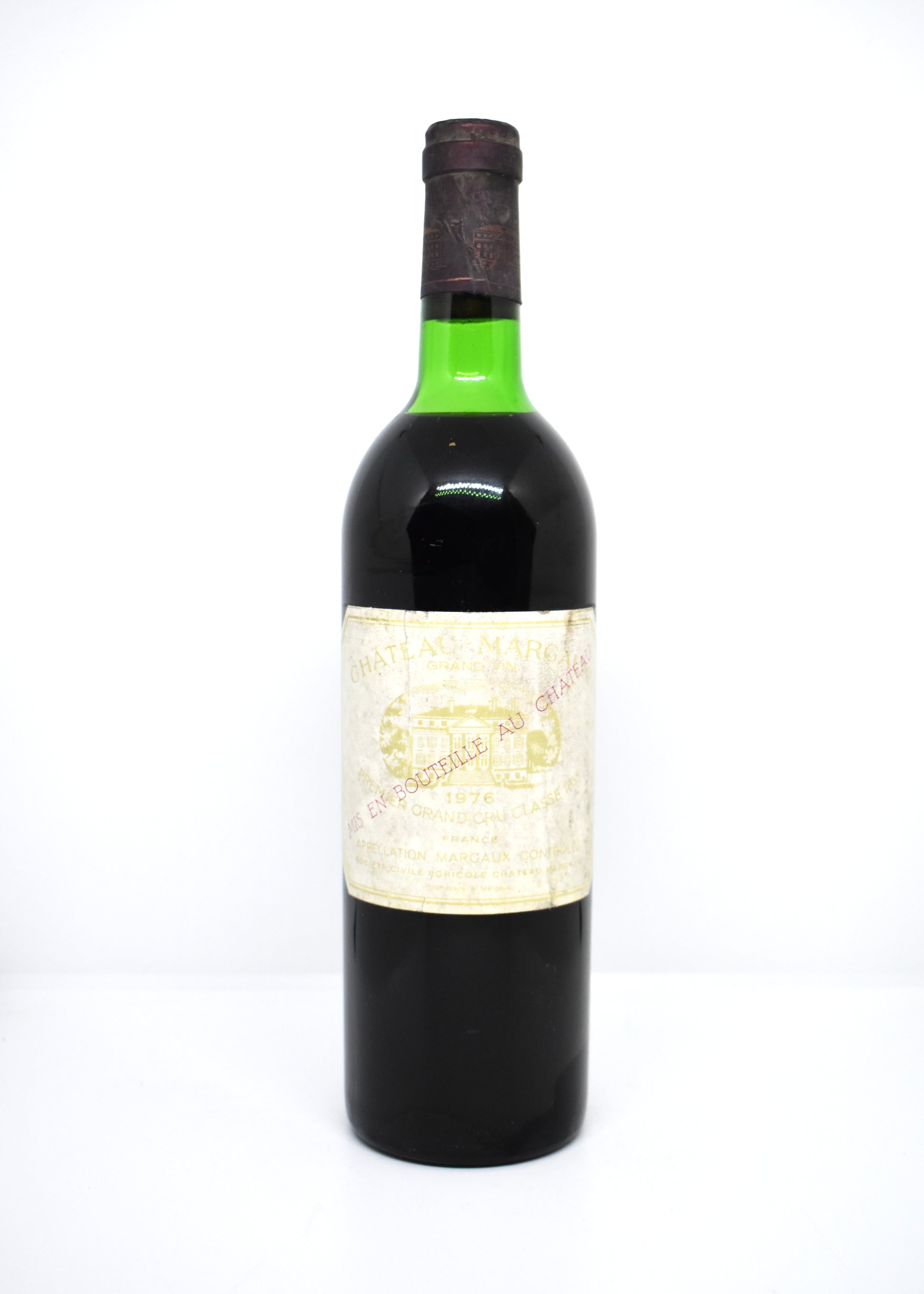 Bouteille Château Margaux millésime 1976 - Premier Grand Cru Classé de Bordeaux