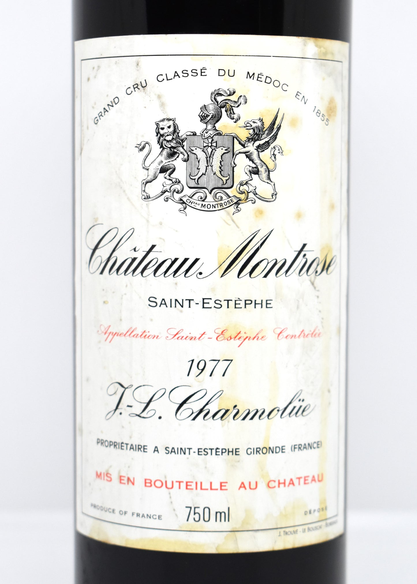 Vin anniversaire 1977 Bordeaux