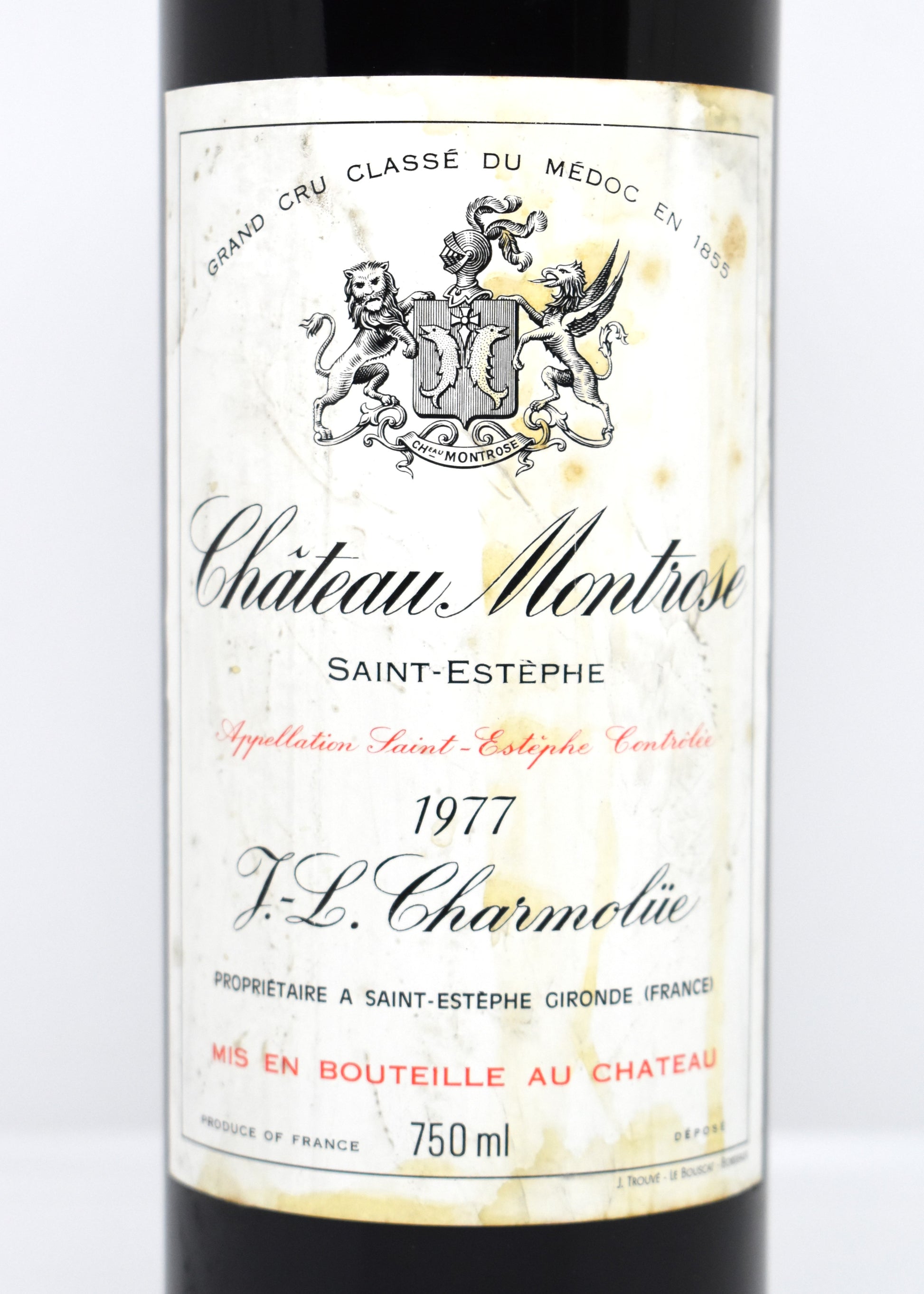 Vin anniversaire 1977 Bordeaux