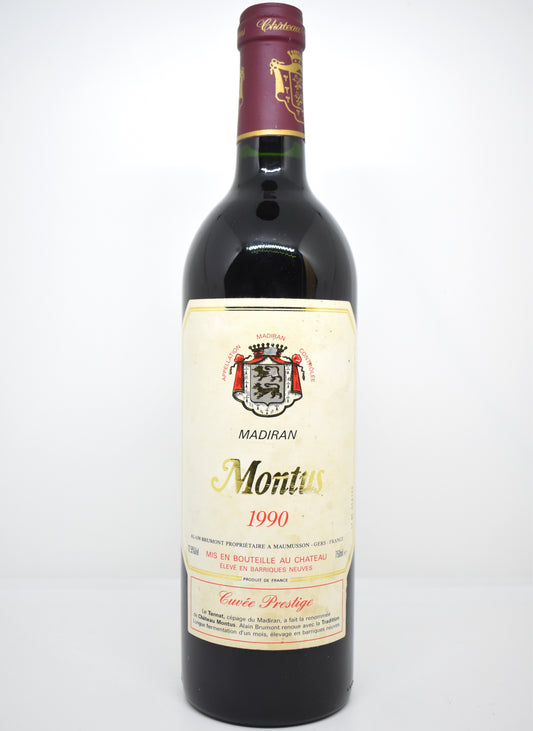 Bouteille Château Montus Madiran 1990 Cuvée Prestige