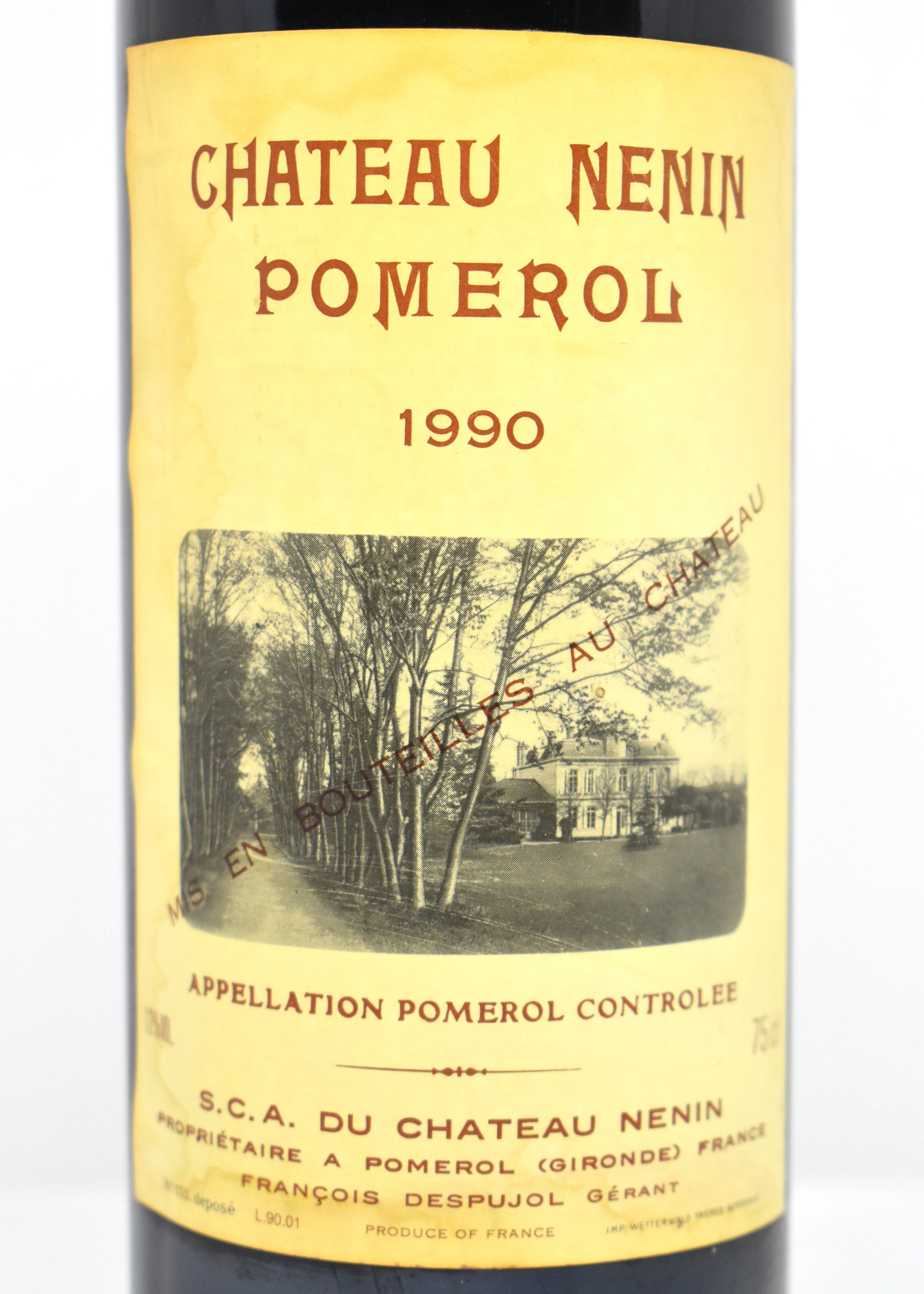 Offrir Château Nenin 1990 cadeau vin de légende