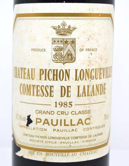 Vin ancien Pauillac millésime 1985