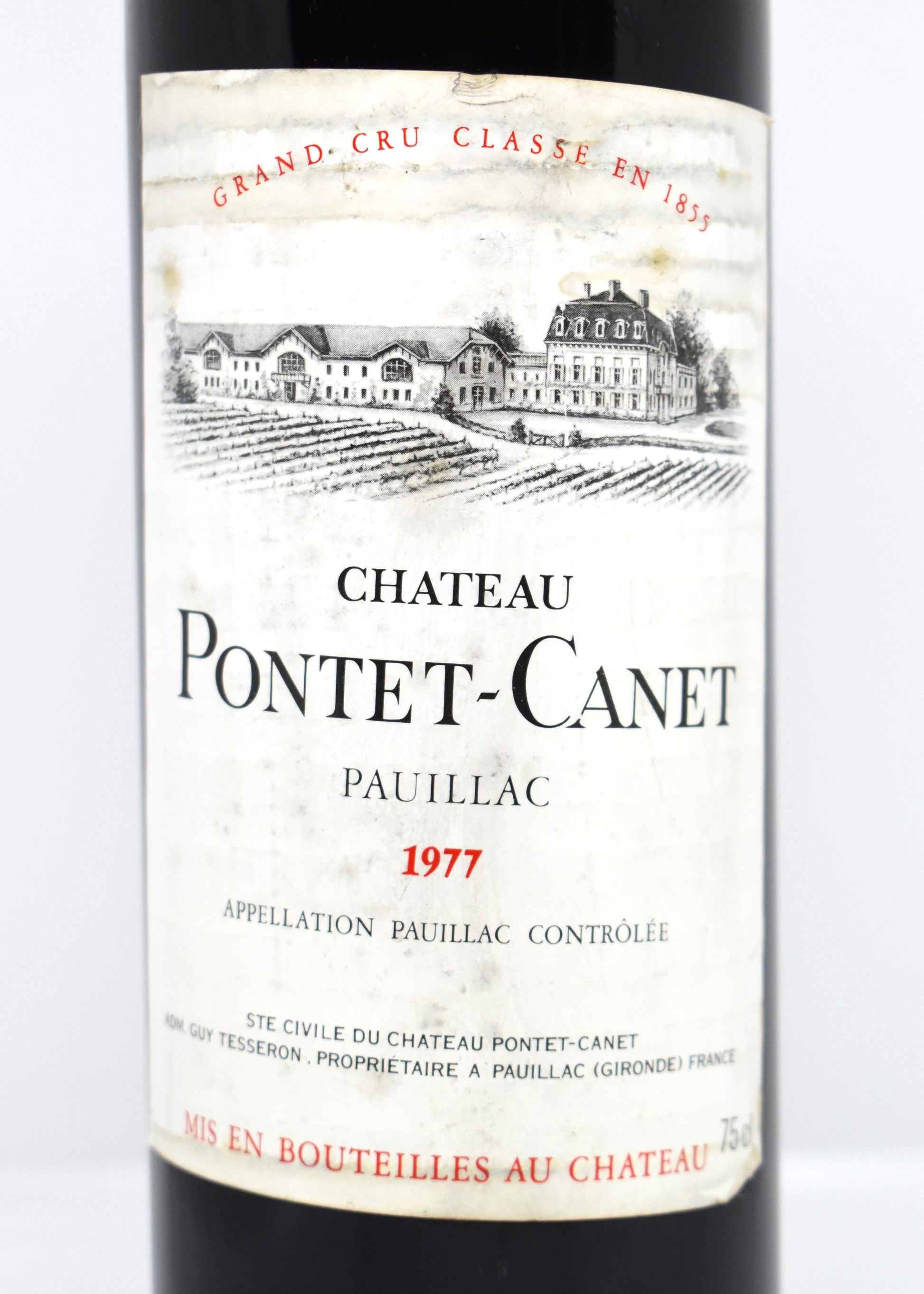 Vin Pauillac 1977 Grand Cru Classé