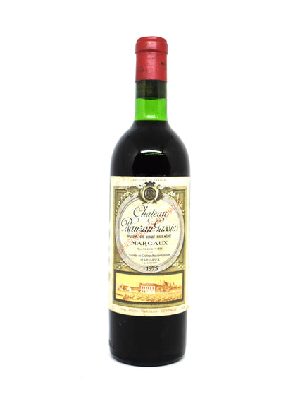 Acheter en ligne bouteille Château Rauzan-Gassies millésime 1975 Margaux Grand Cru