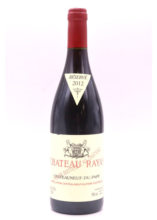 Château Rayas Châteauneuf-du-Pape 2012 bouteille rare