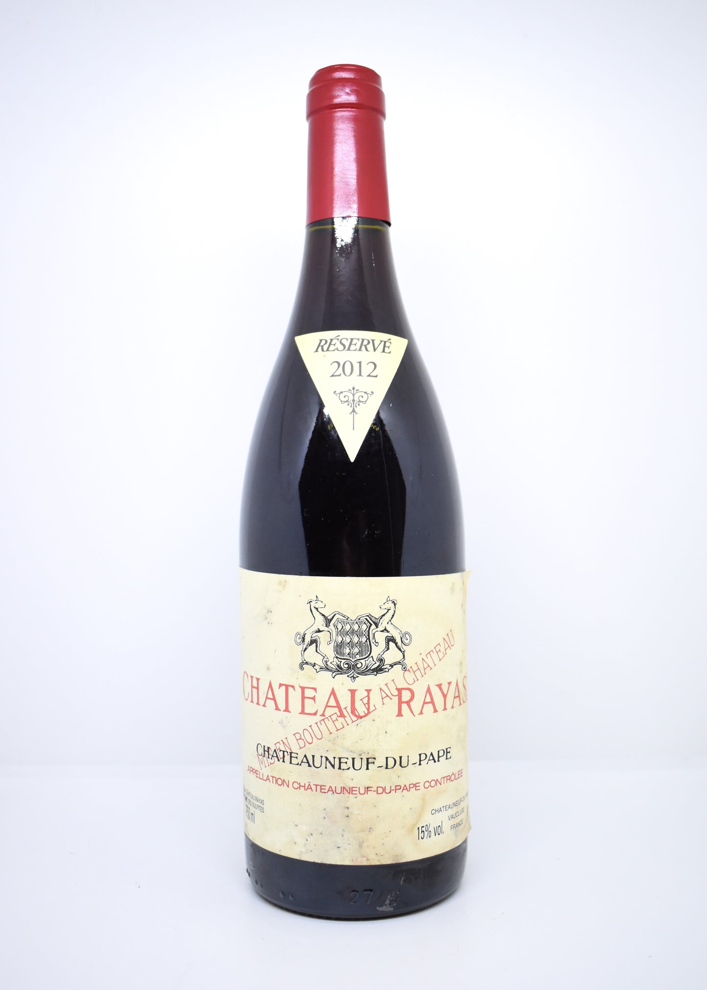 Château Rayas Châteauneuf-du-Pape 2012 bouteille rare