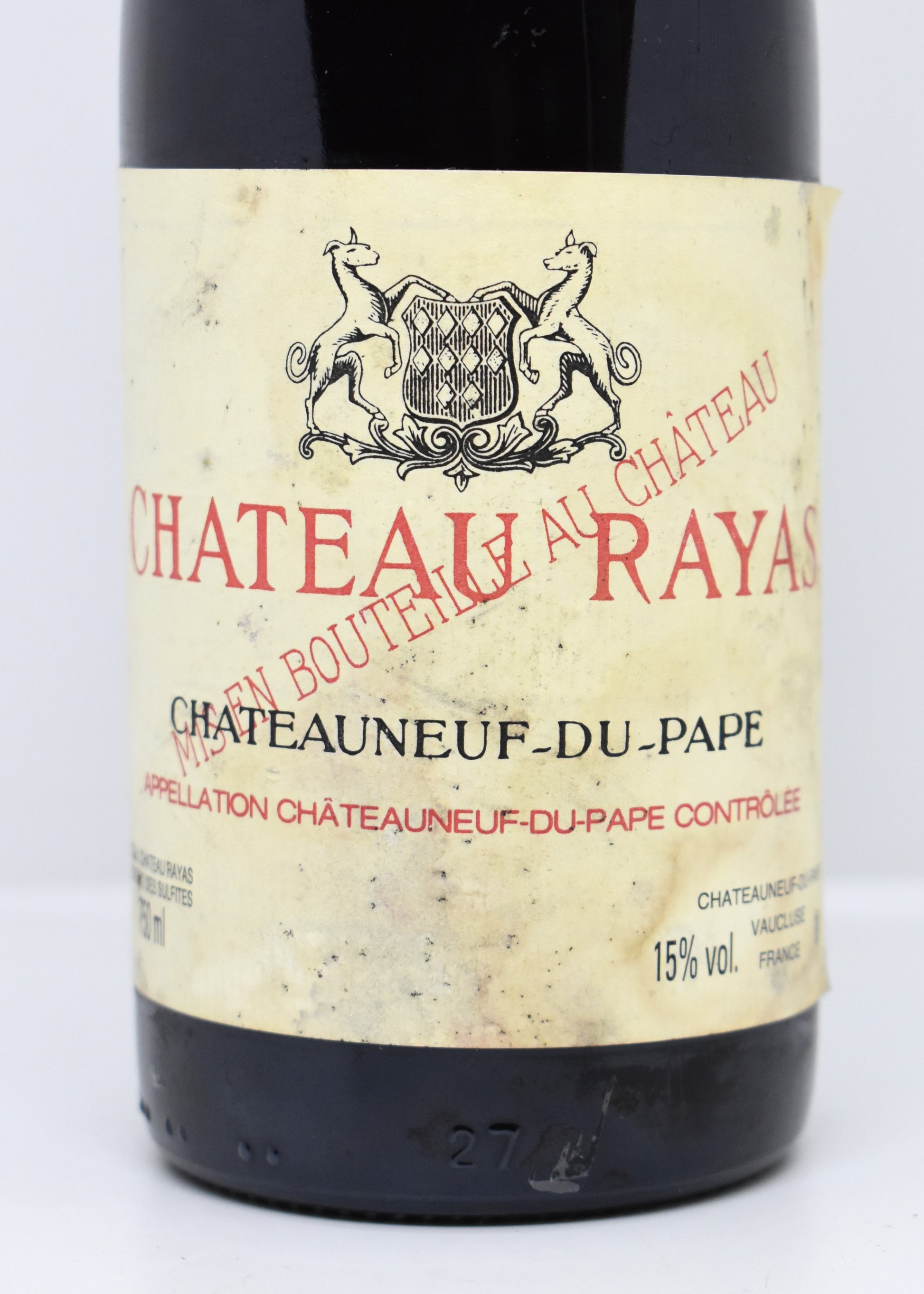 Rayas 2012 Reserve Grenache pur délicat aromatique