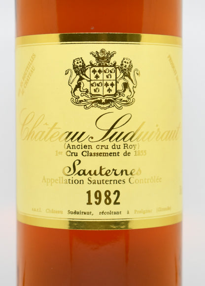 What is the aging potential of Suduiraut 1982 Sauternes?