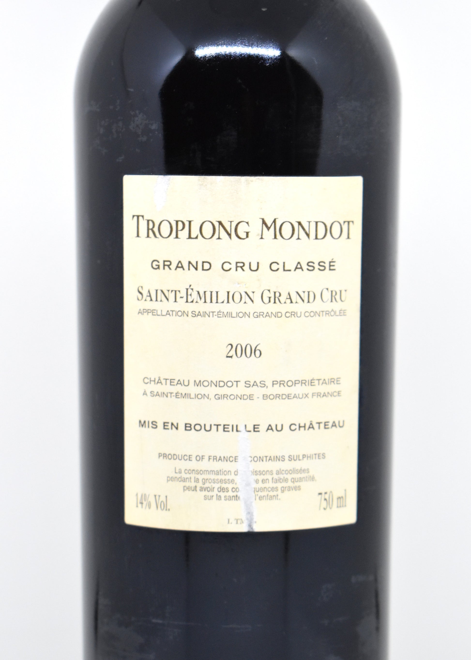 Saint Emilion 2006 delivery Zurich geneve