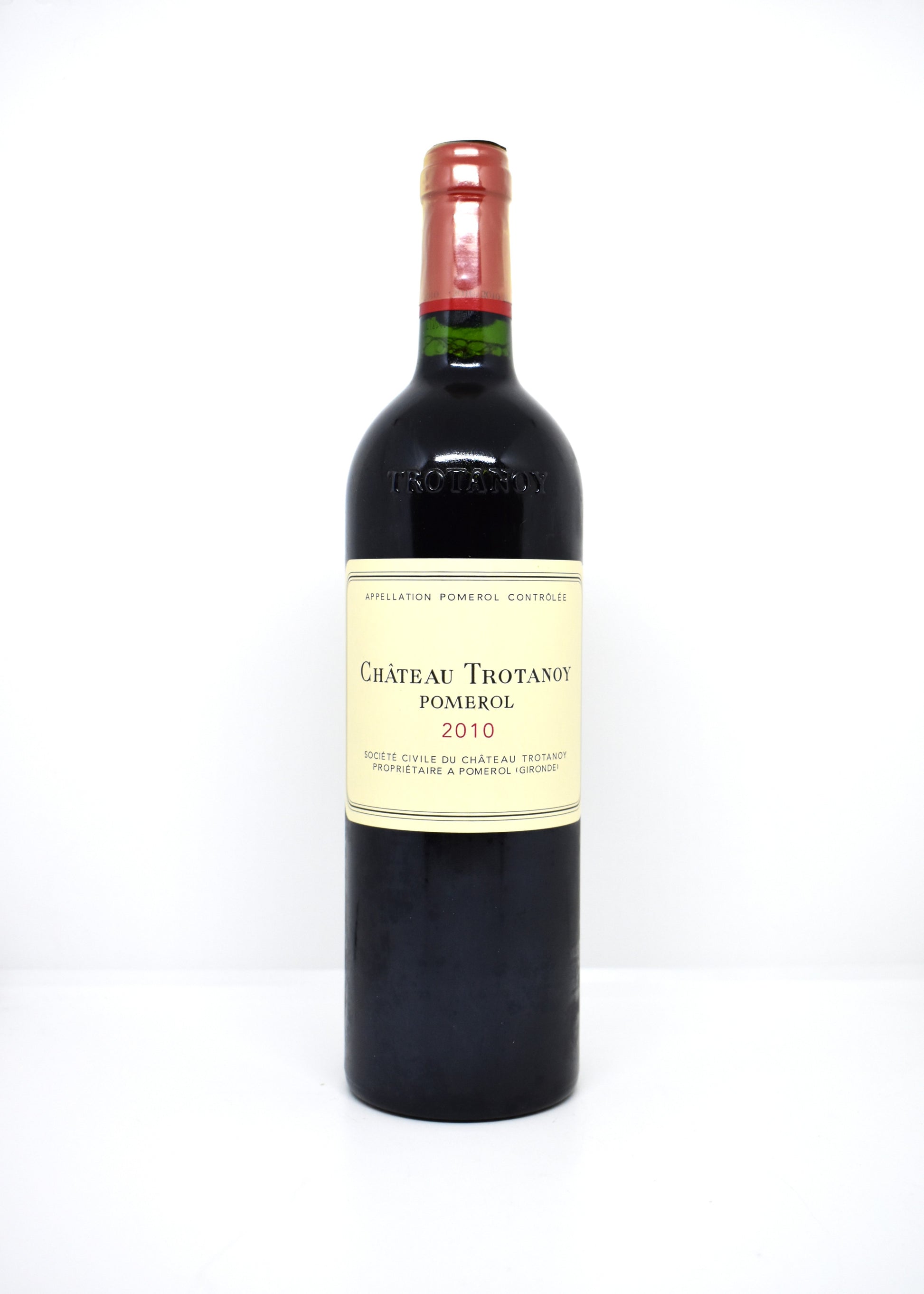 Chateau Trotanoy 2010 perfect capsule and label condition - Mature Bordeaux red wine