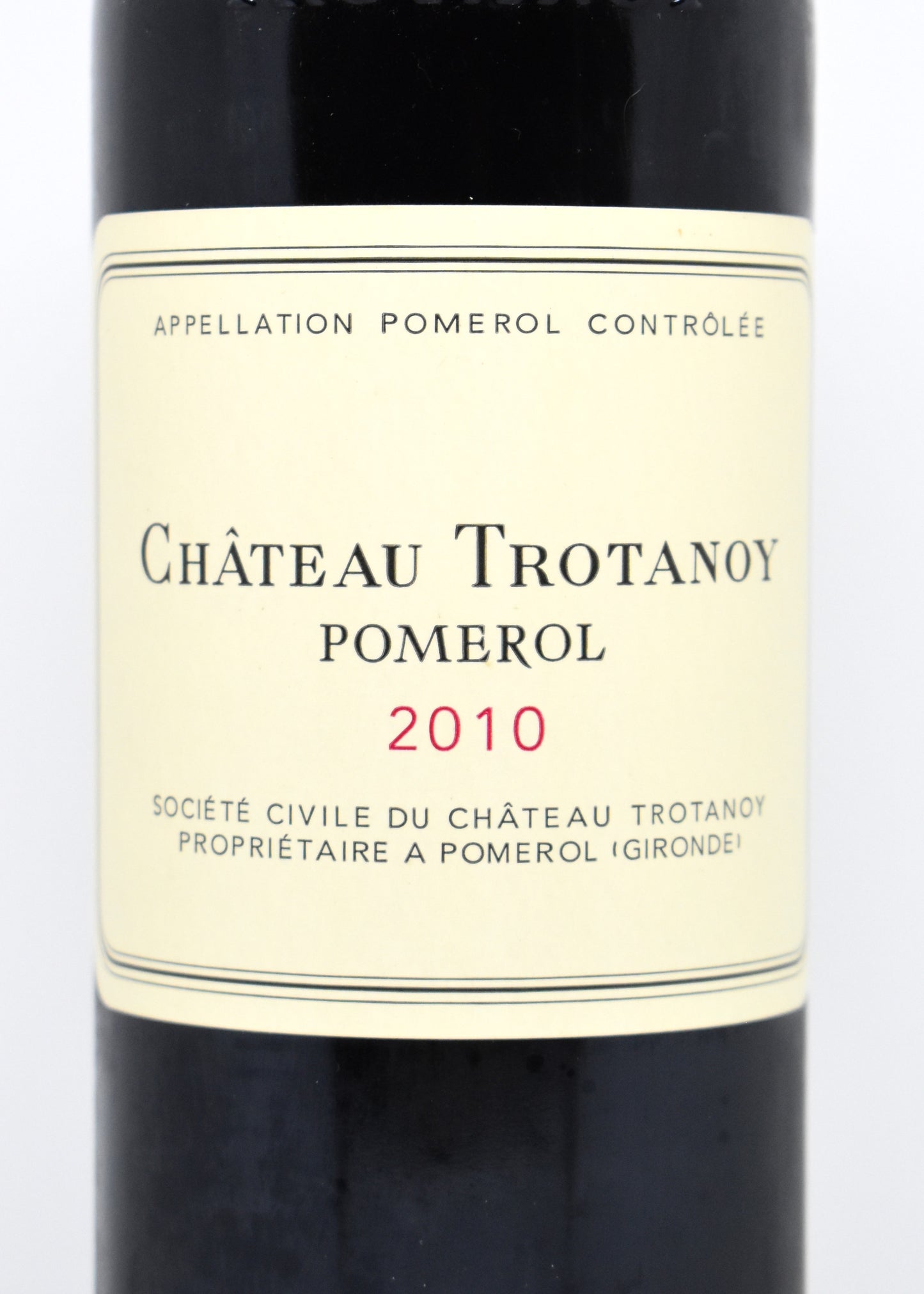 Château Trotanoy 2010 Jean-Pierre Moueix - Flacon de collection pour anniversaire