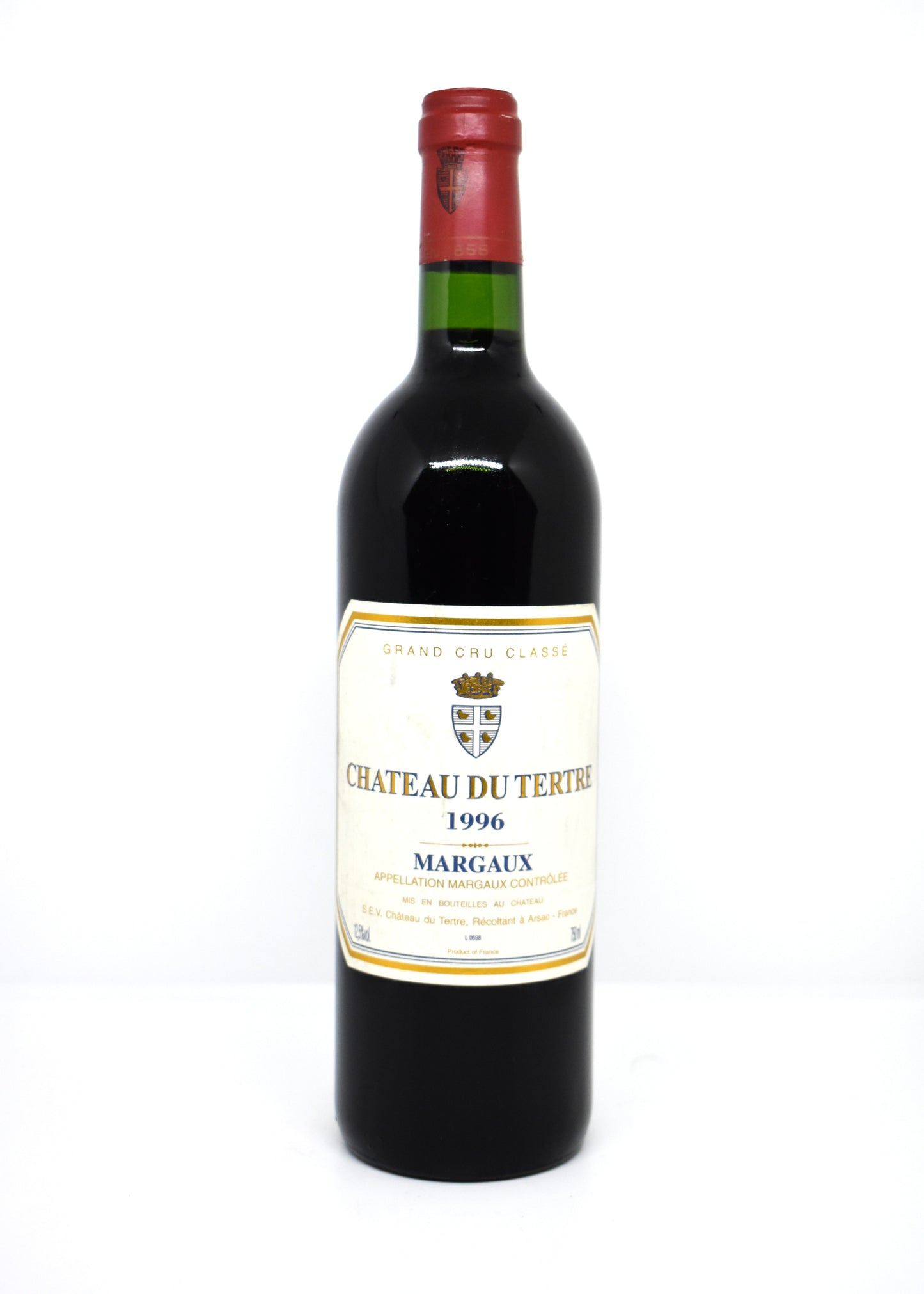 Acheter en ligne bouteille Château du Tertre millésime 1996 Margaux Grand Cru Classé