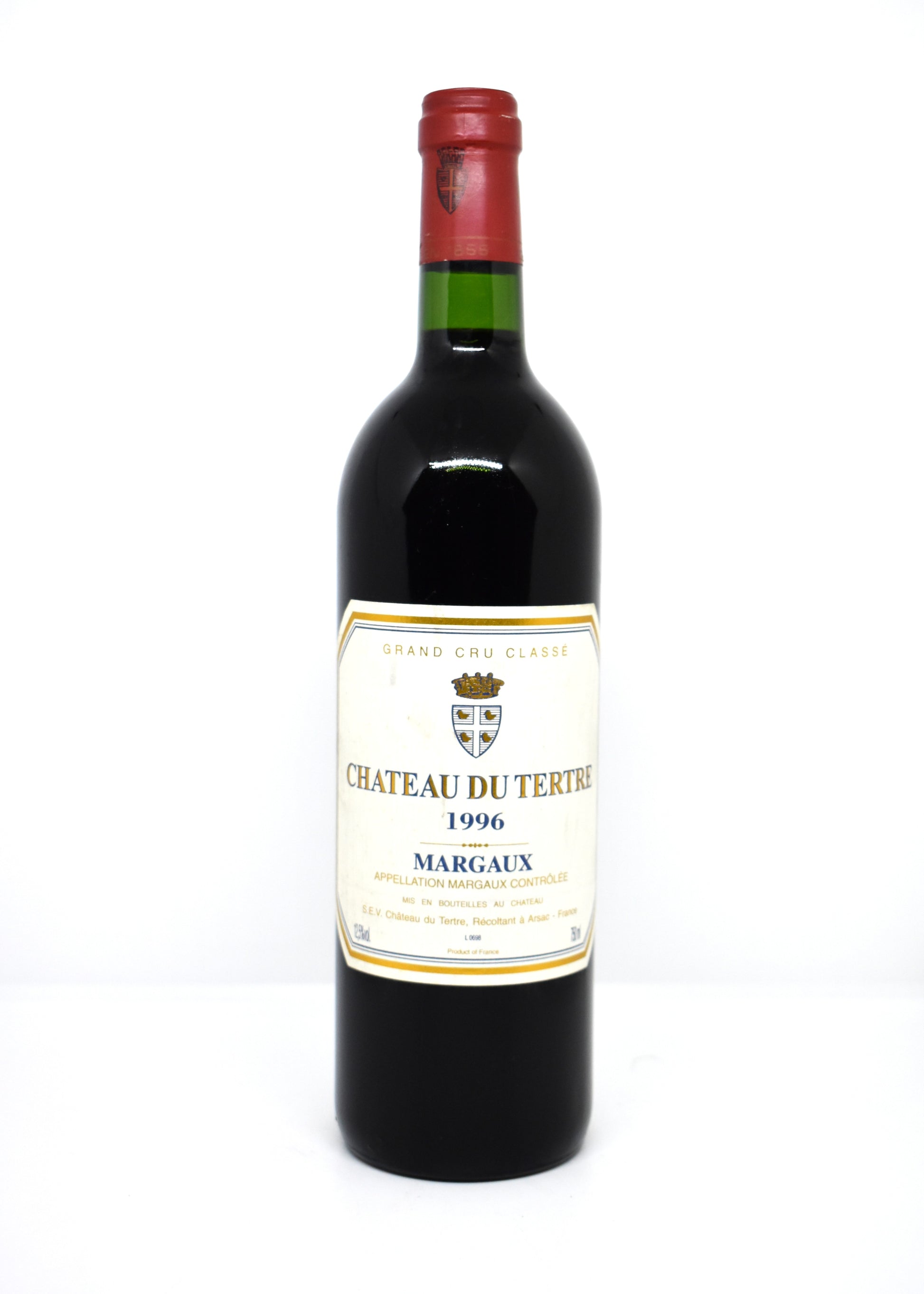 Acheter en ligne bouteille Château du Tertre millésime 1996 Margaux Grand Cru Classé
