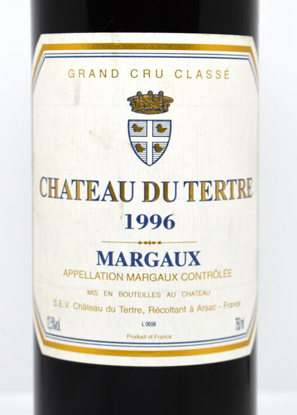 "Quel vin de 1996 offrir pour un anniversaire ? Commander Château du Tertre en ligne