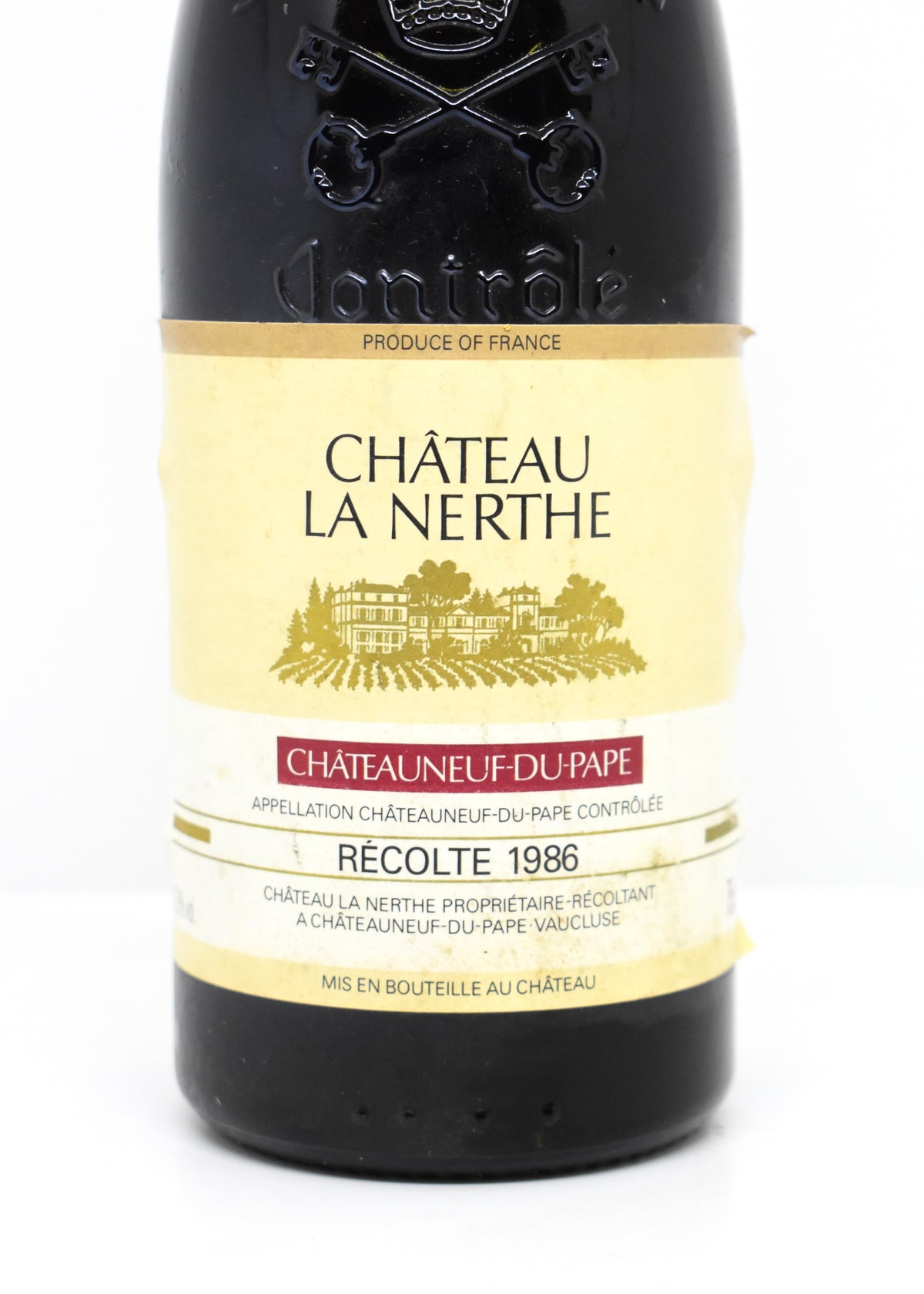 Buy vintage 1986 Chateauneuf du Pape Chateau La Nerthe best price