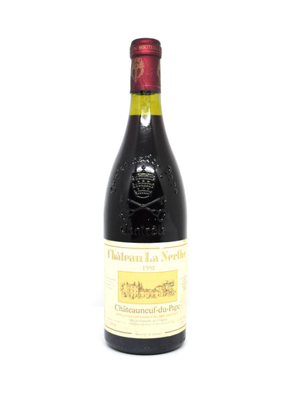 Chateau La Nerthe 1992 Chateauneuf du Pape bottle rare Rhone wine