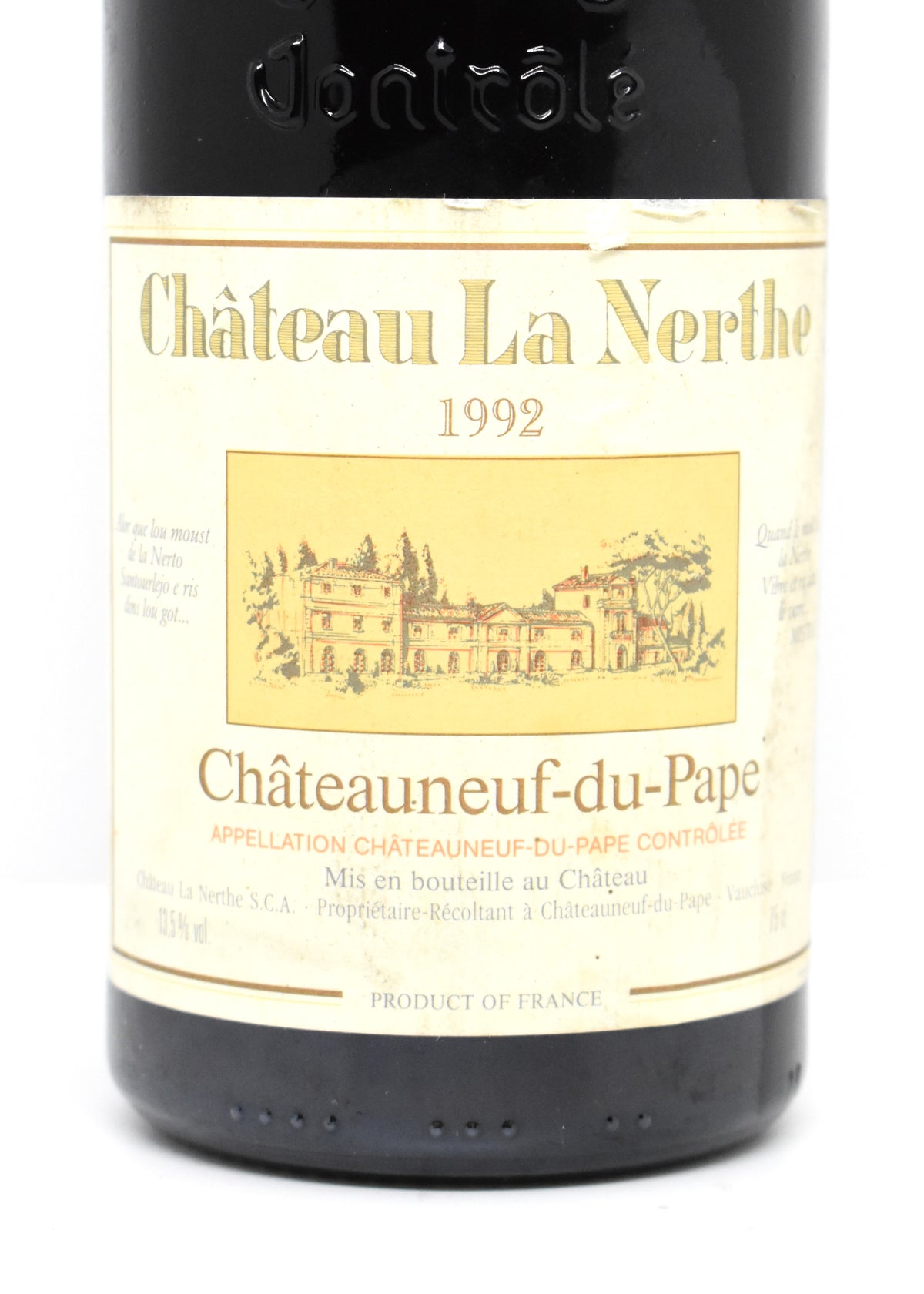 Buy vintage 1992 Chateauneuf du Pape Chateau La Nerthe best price