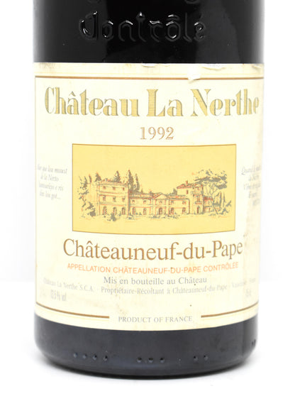 Buy vintage 1992 Chateauneuf du Pape Chateau La Nerthe best price