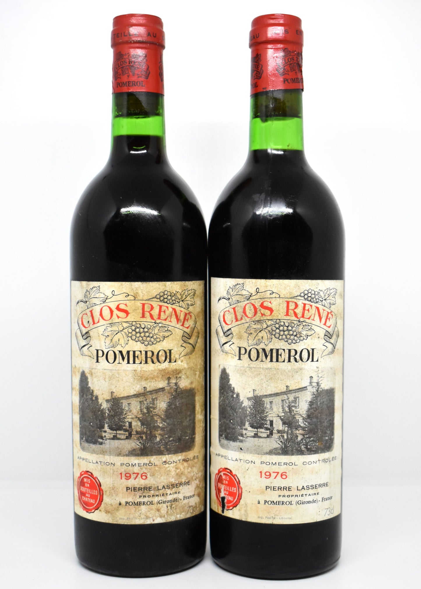 Authentic Clos Rene 1976 - Premium mature wine from Pomerol region