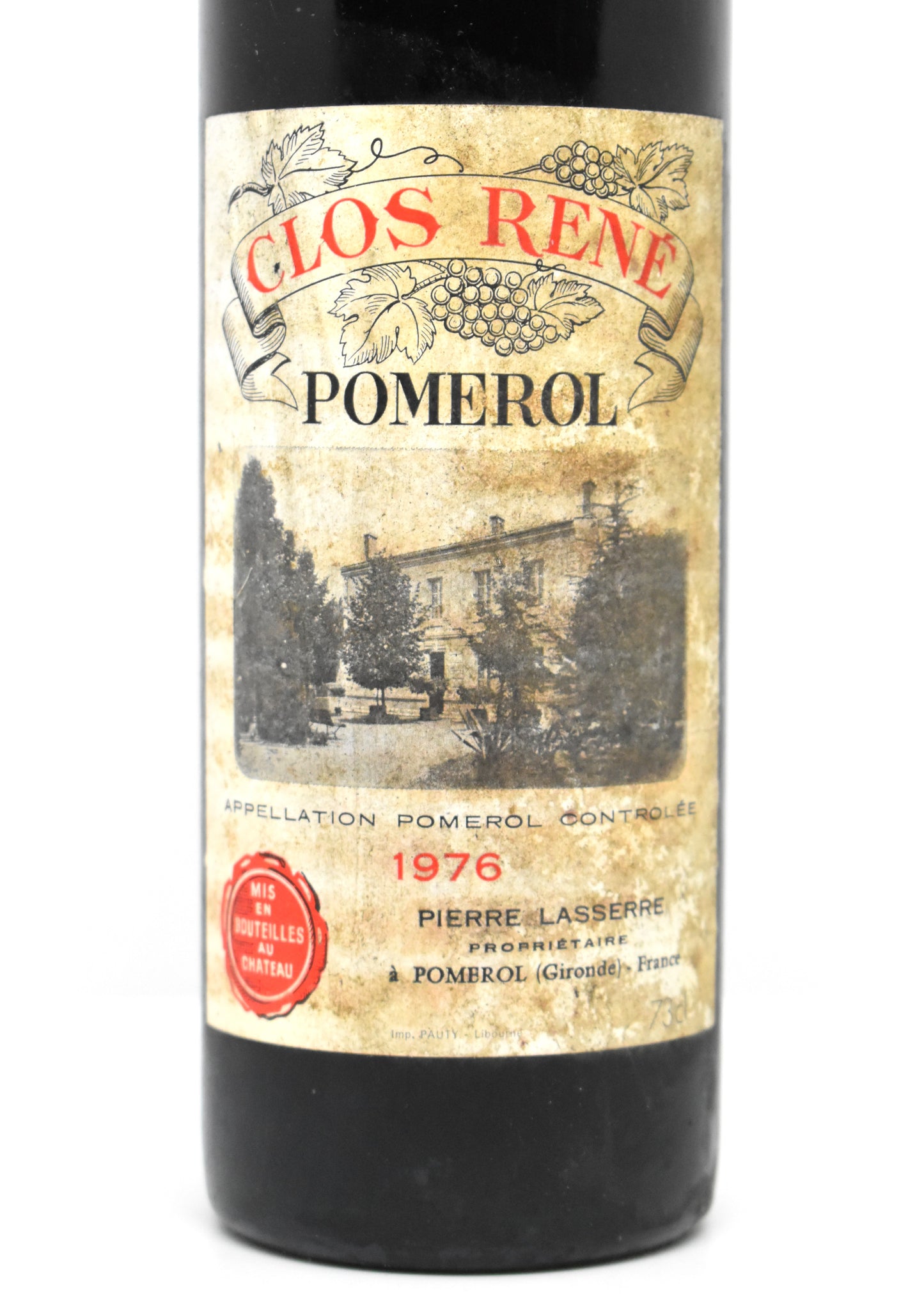 Clos René 1976 - Bouteille de collection pour un anniversaire de 50 ans