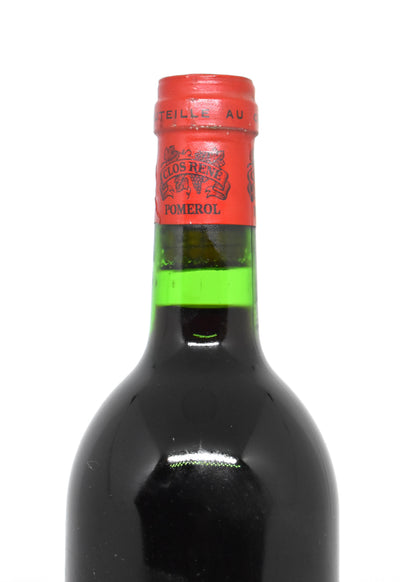 "Vin de Bordeaux Clos René 1976 - Flacon ancien avec niveau de liquide excellent