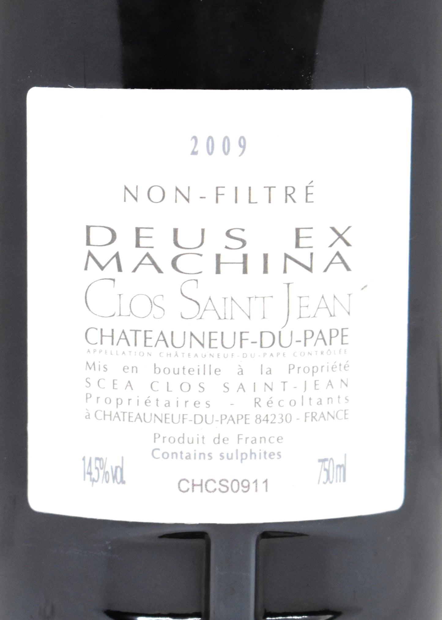 Where to buy original Clos Saint-Jean Deus Ex Machina 2009 online wine store