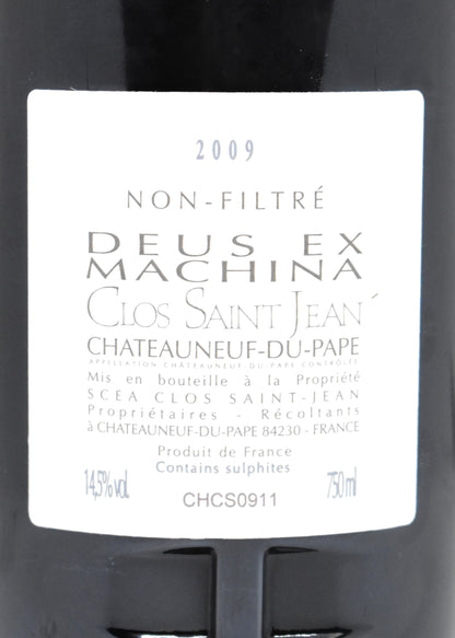 Where to buy original Clos Saint-Jean Deus Ex Machina 2009 online wine store