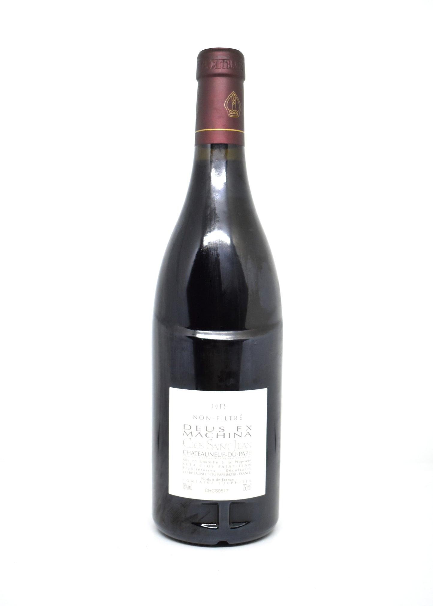 Authentic 98 points Parker 2015 Clos Saint-Jean Deus Ex Machina for sale