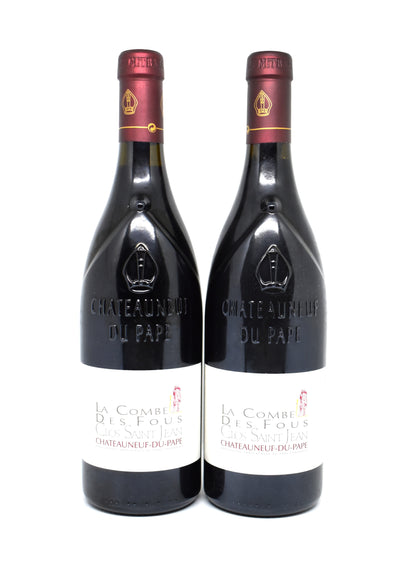 Bouteille de Châteauneuf du Pape noté 98Parker La Combe des Fous 2009 Clos Saint Jean