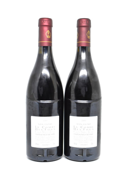 Flacon de collection vin rare Rhône Clos Saint Jean La Combe des Fous 2009 cave suisse