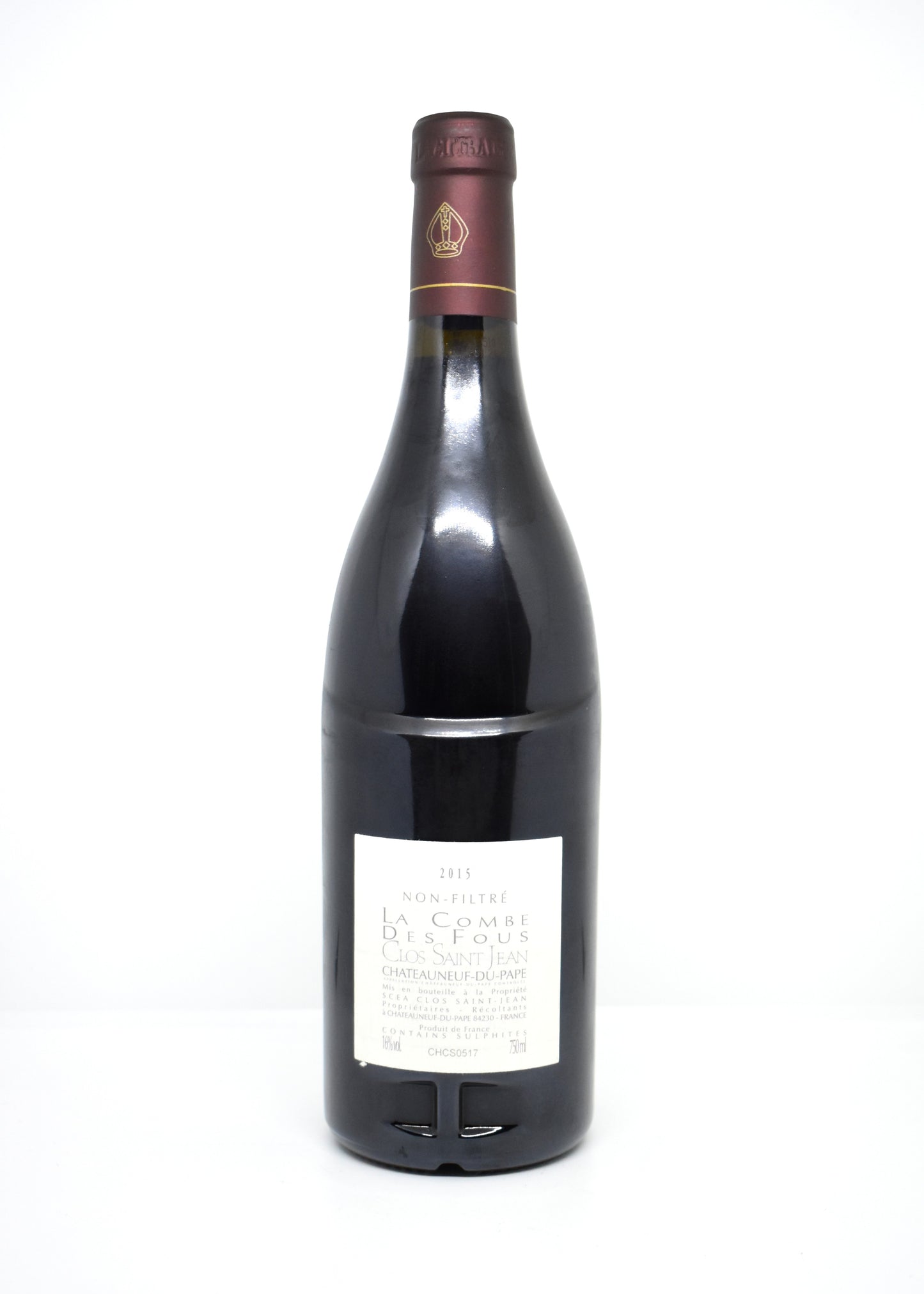 Clos Saint Jean La Combe des Fous 2015 rated 98 Robert Parker Wine Advocate review