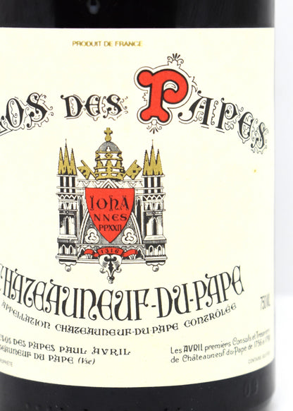 Where to buy original 100/100 Robert Parker Clos des Papes 2007 online wine store
