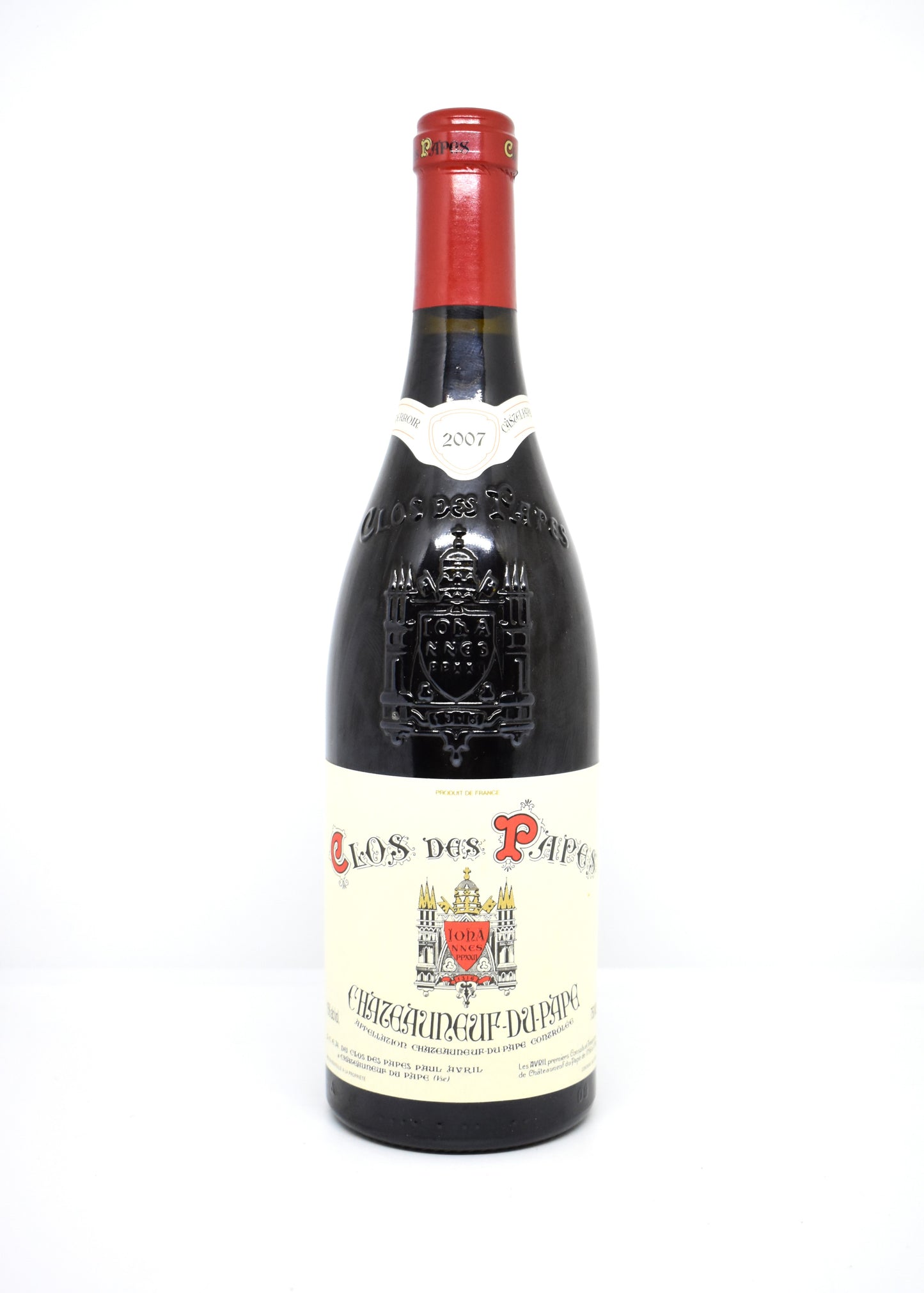 Acheter en ligne bouteille Clos des Papes 2007 Paul Avril Châteauneuf-du-Pape 100 Parker