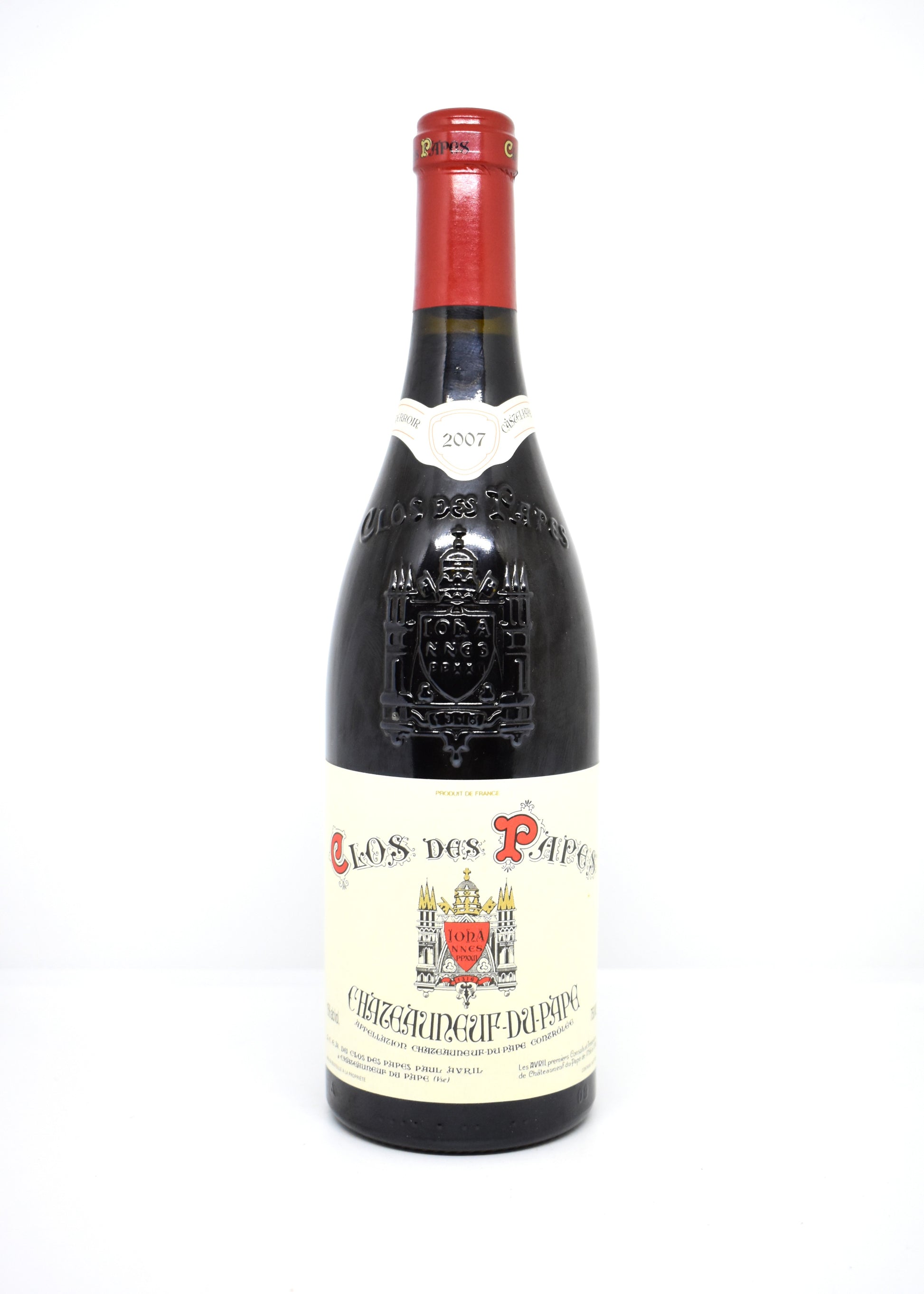 Acheter en ligne bouteille Clos des Papes 2007 Paul Avril Châteauneuf-du-Pape 100 Parker