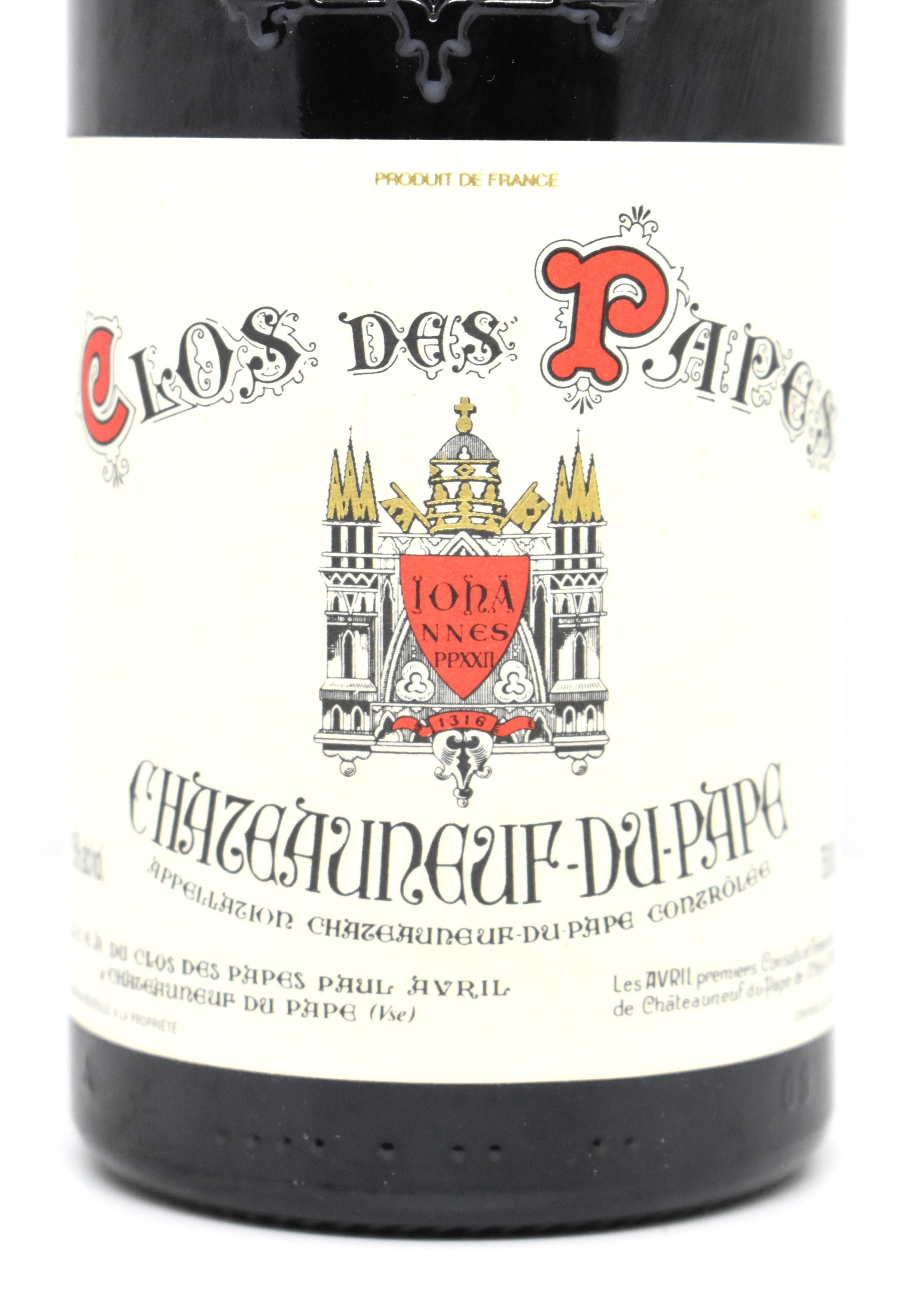 Buy 2007 birth year fine wine gift Clos des Papes international delivery