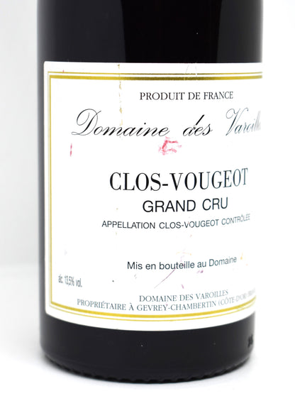 Clos Vougeot 2001 livraison rapide