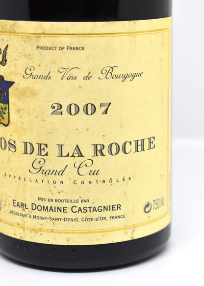 Vin de collection Clos de la Roche Castagnier Morey-Saint-Denis Grand Cru 2007 