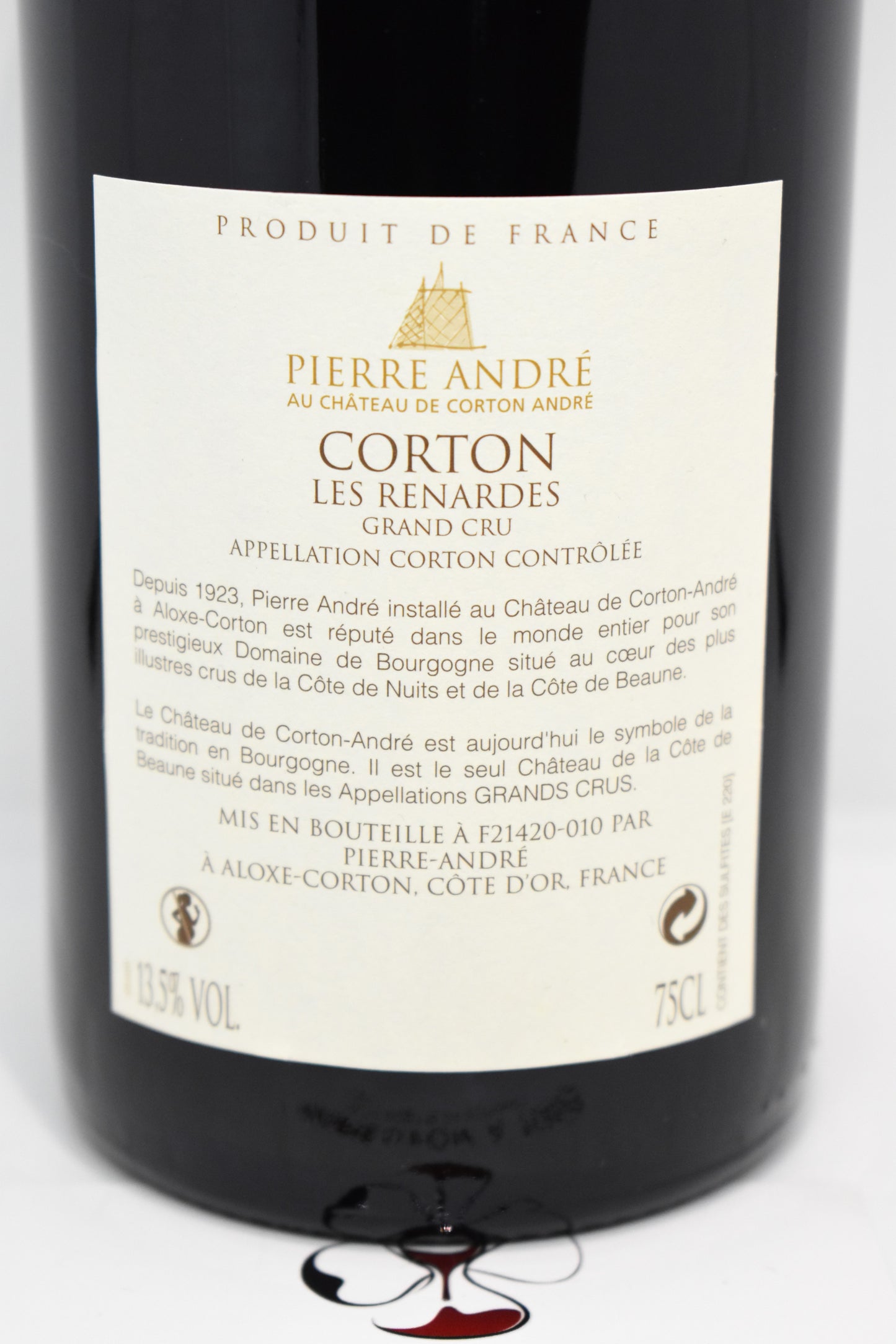 Corton "Les Renardes" 2010 Grand Cru - Pierre André au Château de Corton