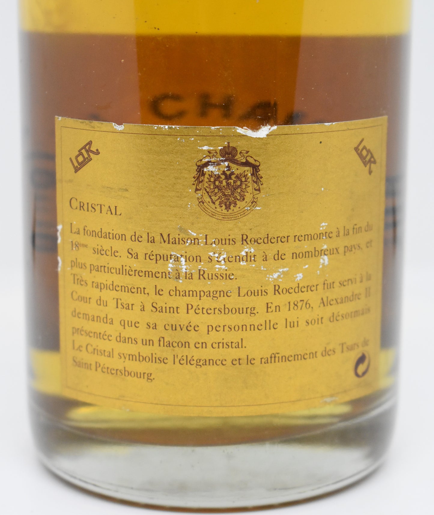Cristal 1990, champagne de luxe pour un événement mémorable
